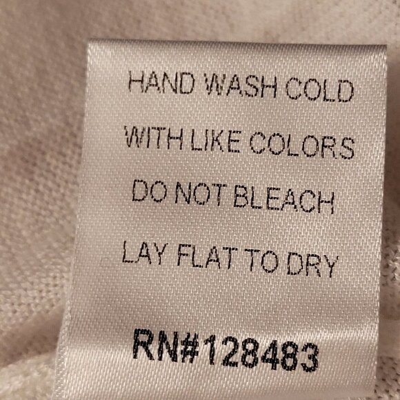 Blue Ombre Dip Tie Dye Hi Low Tunic Sweater Top Large - Picture 8 of 8